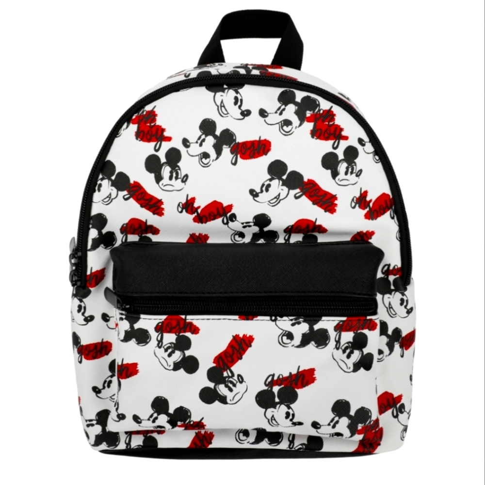 Mickey Mouse Oh Boy Gosh Illustrations Mini Backpack